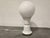 White Mid-Century Globe Table Lamp, 1970s For Sale - Image 8 of 8