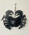 Mid 20 th century handmade metal tole garden ornament- coastal crab figurine, double sided.