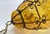 Mid-Century Italian Handblown Murano Amber Glass Cage Pendant Light from Seguso, 1940s For Sale - Image 14 of 16