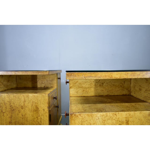 Vintage Art Deco Bedside Tables, Czechoslovakia, 1937s, Set of 2 For Sale - Image 12 of 18