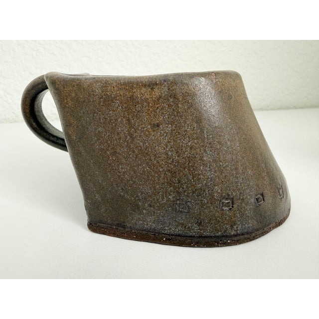 1970s 1970s Studio Pottery Horse Hoof Mugs - a Pair For Sale - Image 5 of 8