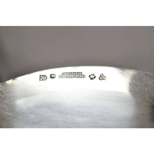 Vintage English Sheffield Meat Cutlery Serving Platter Tray "Asc" Monogram For Sale - Image 10 of 11