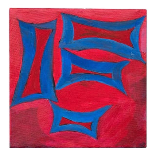 Giorgio Lo Fermo, Blue Minimalism, Oil Paint, 2020 For Sale