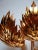 Large Gilt Brass Palm Wall Lamp from Maison Jansen, 1970s For Sale - Image 9 of 18