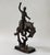 Late 20th Century Abstract Bronze Cowboy on Bucking Horse Sculpture, 12” H For Sale - Image 5 of 12