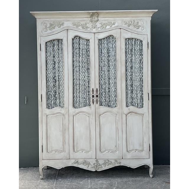 Vintage Habersham Louis XV Bibliotheque For Sale - Image 9 of 13