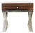 Late 20th Century Phyllis Morris Style Macassar Ebony & Polished Metal X-Base Side Table For Sale