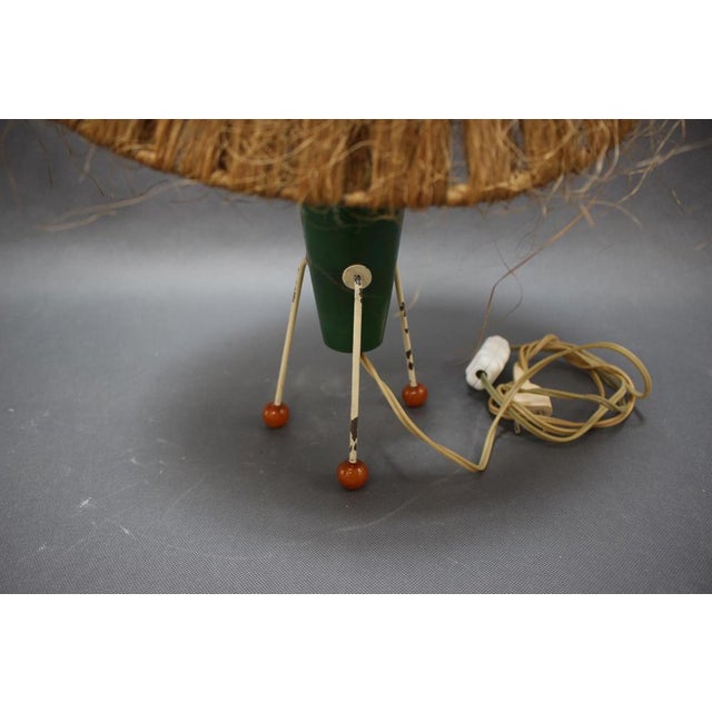 1950s Mid-Century Modern Table Lamp, Czechoslovakia, 1950s For Sale - Image 5 of 11