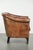 Traditional Vintage Club Chair in Sheepskin Leather For Sale - Image 3 of 14