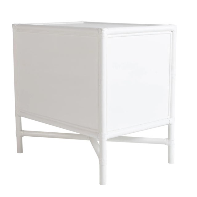 Add a modern tropical vibe to your bedroom with this Two-Drawer Nightstand. Versatile and highly functional, the Verona...