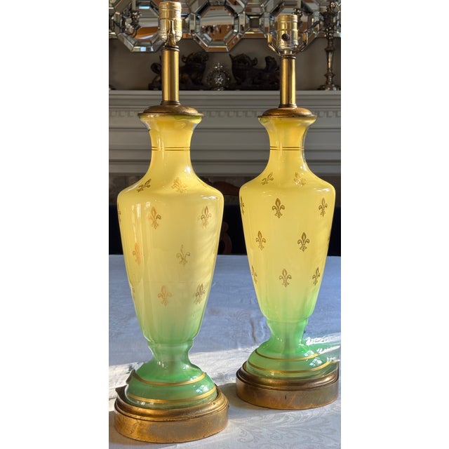 French Style Frederick Cooper Hollywood Rengency Florentine Lamp Pair - Set of Two For Sale - Image 18 of 18