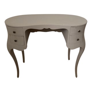 Late 19th Century French Kidney Shaped Writing Desk For Sale