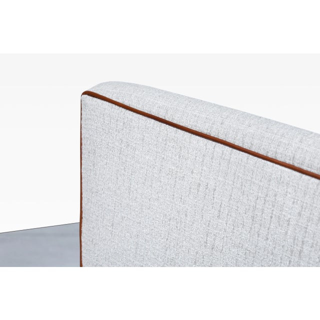Mid-Century Modern Walnut Floating Sofa Model U-150 by Jens Risom For Sale - Image 11 of 11