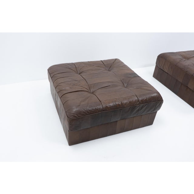 DS 88 Patchwork Leather Elements from de Sede, Switzerland, 1970s, Set of 2 For Sale - Image 6 of 16