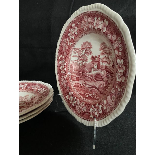 RARE, Beautiful & Valuable: Spode “Pink Tower”. Truly Pieces of Art! “The Tower Pink pattern is an original archived...