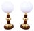Art Deco Table Lamps, Poland, 1950, Set of 2 For Sale