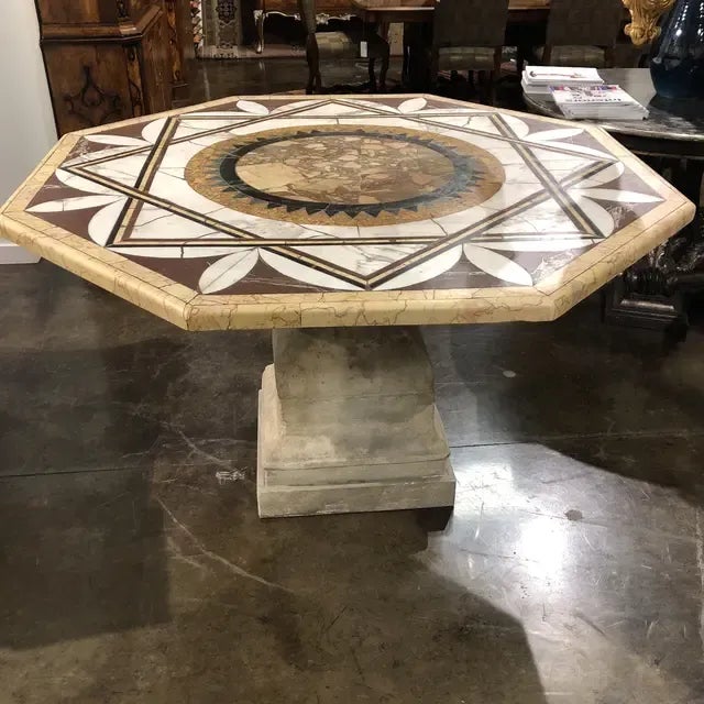 Antique Italian Center Table For Sale - Image 10 of 13