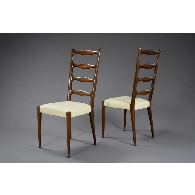 Mid-Century Modern Mid-Century Wooden Dining Chairs by Paolo Buffa, Set of 5 For Sale - Image 3 of 15