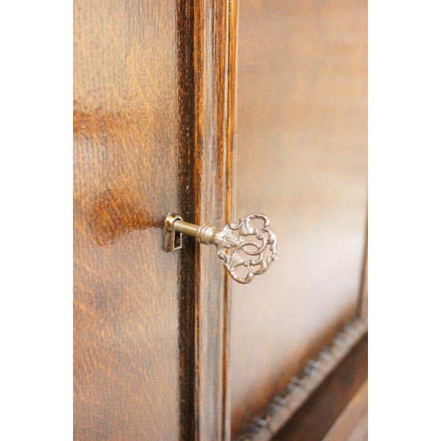 Wood Brown Oak Buffet, 1890s For Sale - Image 7 of 16