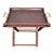 English Ralph Lauren British Colonial Style Faux Bamboo & Brass Tray Table / Bar For Sale - Image 3 of 5