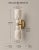 Metal Handcrafted Brass Double Wall Sconces With Ribbed Natural Alabaster Shades - a Pair For Sale - Image 7 of 8