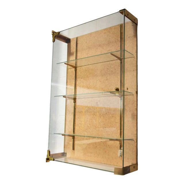 Showcase Wall Unit, Italy, 1940s For Sale