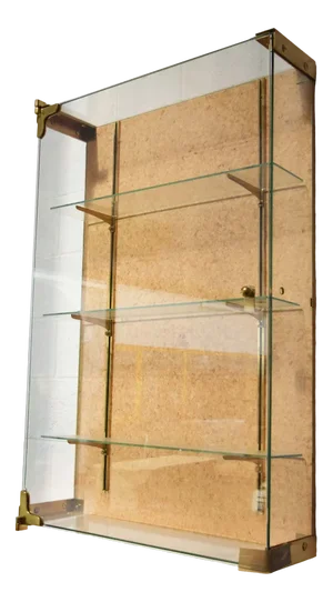 Showcase Wall Unit, Italy, 1940s