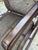 no maker's mark restored cantilever pair of mid century modern rockers, sanded primed and painted in a dark copper hue. 33...