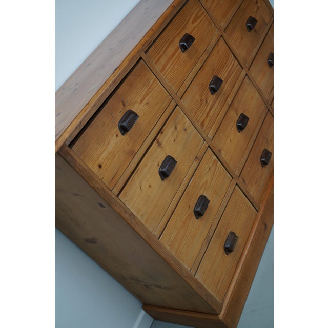 German Pine Apothecary Cabinet, 1930s For Sale - Image 14 of 18