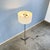 Chrome and Black Lacquered Metal Floor Lamp with Fabric Shade from Wila, 1960s For Sale - Image 6 of 12