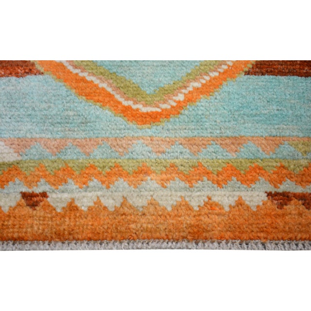 Vintage Gabbeh Knotted Wool Rug, 2'8''x3'10'' For Sale - Image 4 of 5