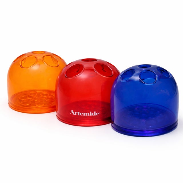 Translucent Dedalino Pen Holders by Emma Gismondi for Artemide, 1960s, Set of 3 For Sale - Image 12 of 12