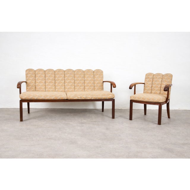 Modernist Dining Bench and Armchair attributed to Lajos Kozma, 1930s, Set of 2 For Sale - Image 13 of 13