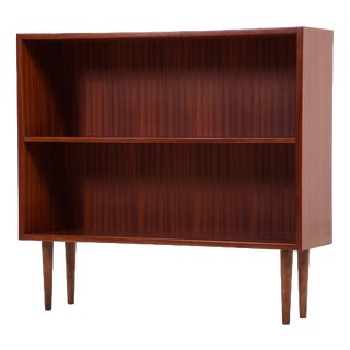 Mid-Century Mahogany 2-Shelves Bookcase For Sale
