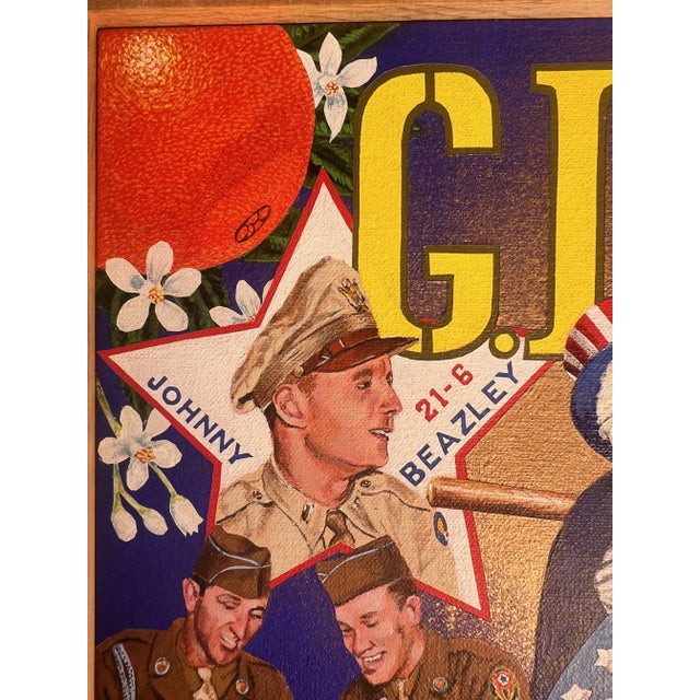 Ben Sakoguchi "Gi Ball Brand" From "Orange Crate Series" Signed Original For Sale - Image 10 of 12