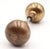 Mid 20th Century Pair of Vintage 2.125 In. Brass Plain Passage Door Knobs For Sale - Image 5 of 7