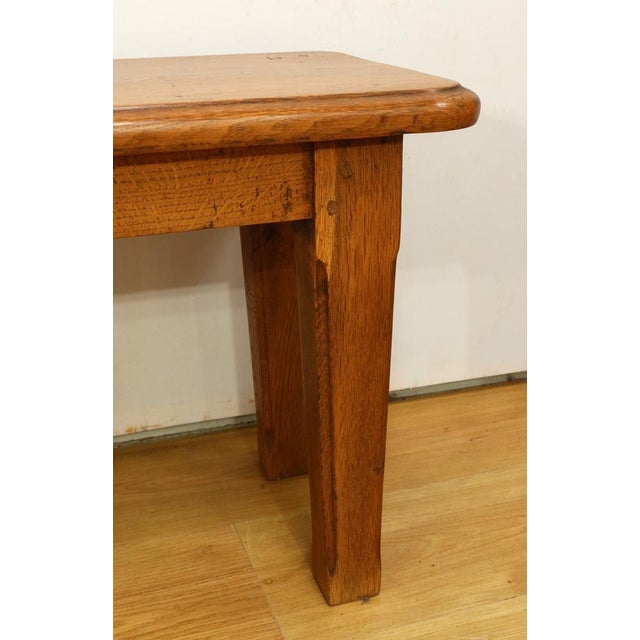 Straight Bench in Oak, 1940 For Sale - Image 11 of 18