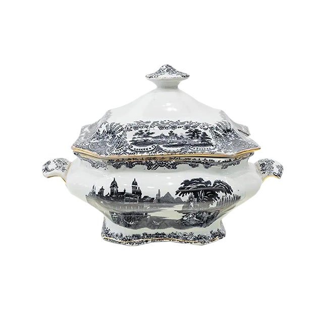 Antique Patterned Ceramic Bowl by Charles Pickman Jones For Sale