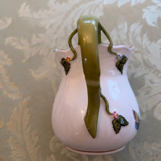 Vintage Herend Rothschild Bird Creamer For Sale - Image 6 of 9