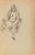 Mino Maccari, Nude Sketch, Drawing on Paper, 1936 For Sale