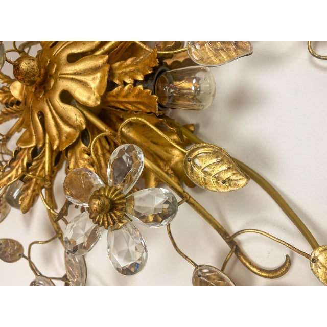 Florentine Flush Mount Ceiling Lamp from Banci Firenze, 1970s For Sale - Image 12 of 16