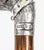 Antique Greyhound Head Sliver Handled Walking Stick Cane, 1890s For Sale - Image 3 of 12
