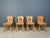 Mid-Century Modern Brutalist Dining Chairs, 1960s Set of 4 For Sale - Image 4 of 12