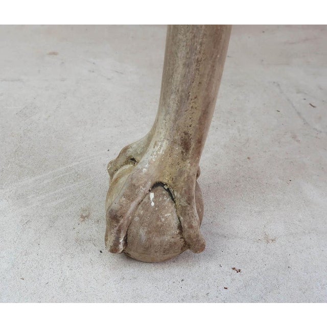 Small Antique Bleached Side Table with Claw and Ball Feet, 1800 For Sale - Image 6 of 11