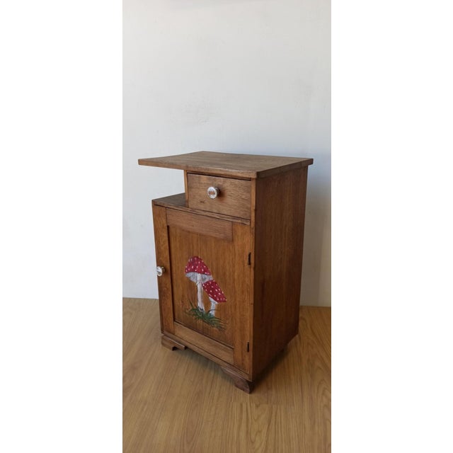 1950s Vintage Bedside Table, 1950s For Sale - Image 5 of 15