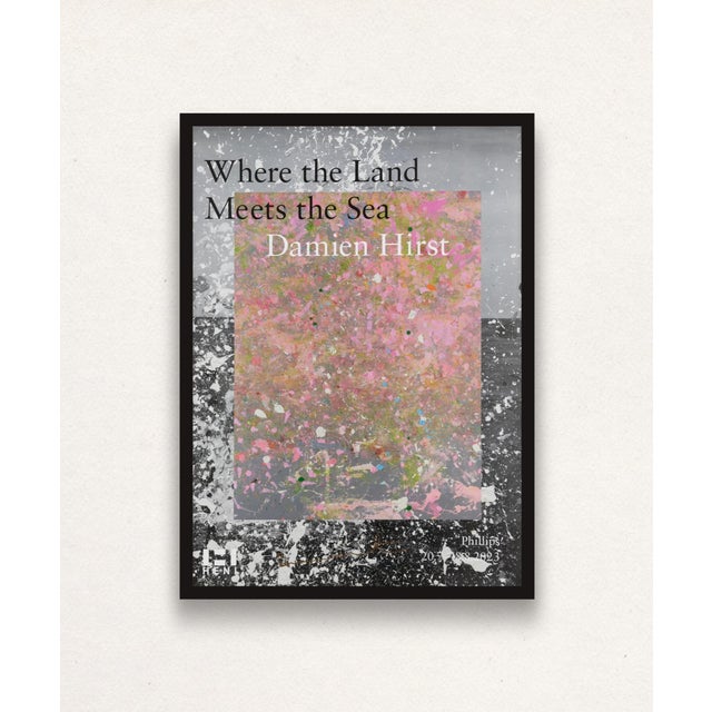 Contemporary Damien Hirst, Where the Land Meets the Sea, 2023, Print, Framed, Set of 3 For Sale - Image 3 of 5