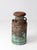 Early 20th Century Antique Turquoise Painted Metal Milk Can For Sale - Image 5 of 18