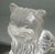 Early 21st Century Vintage Lalique France Frosted Crystal Yorkshire Terrier Dog Figurine For Sale - Image 5 of 8