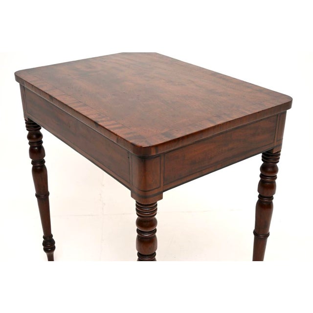 Antique Georgian Side Table, 1820 For Sale - Image 10 of 11
