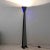 Postmodern Steel and Blue Glass Halogen Torchiere Floor Lamp, 1980s For Sale - Image 12 of 13